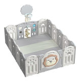 Lovely Baby Kids Playpen Lion With Basketball Hoop - 16pcs