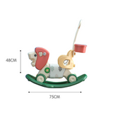 Lovely Baby 3-In-1 Rocking Lion & Push Car - Green