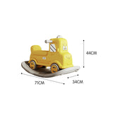 Lovely Baby 2-In-1 Rocking Truck & Ride On - Yellow