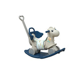 Lovely Baby 2-In-1 Rocking Horse & Ride On - Blue
