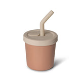 Citron Silicone Cup Cover Lid - Beige