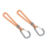 Lassig Stroller Hooks Cord 2pcs - Beige / Orange / Lavender