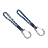 Lassig Stroller Hooks Cord 2pcs - Black / Blue / Vanilla