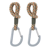 Lassig Stroller Hooks Cord 2pcs - Olive / Red / Vanilla