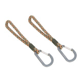 Lassig Stroller Hooks Cord 2pcs - Olive / Red / Vanilla