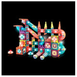 Stem Track Ball Magnetic Building Blocks 7.5Cm - 140 Pcs