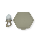 Chewies & More - Fruit Pacifier - Taupe Grey