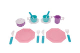 Polesie Cookware Set For Two With Tray - 19Pcs - Laadlee