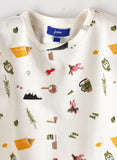 Jam Boys Camping Adventure Print Long-Sleeve Top