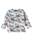 Jam Boys Animal Print Long-Sleeve Top
