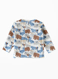 Jam Boys Animal Print Long-Sleeve Top