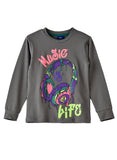 Jam Boys Music Graphic T-Shirt - Grey