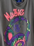 Jam Boys Music Graphic T-Shirt - Grey