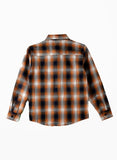 Jam Boys Plaid Shirt - Orange & Black