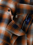 Jam Boys Plaid Shirt - Orange & Black