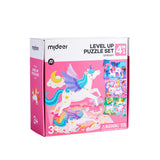 Mideer 4-in-1 Level Up Puzzles - Unicorn
