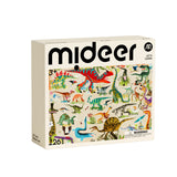 Mideer Mideer - Let's Learn Educational Puzzle 126pcs - Dino Land