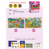Mideer 2-in-1 Level Up Puzzles Travel - Level 7