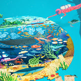 Mideer Dive Into The Sea - Circular Puzzle - 150Pcs