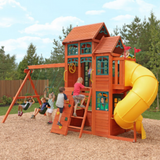 Kidkraft Canyon Ridge Wooden Swing Set Playset
