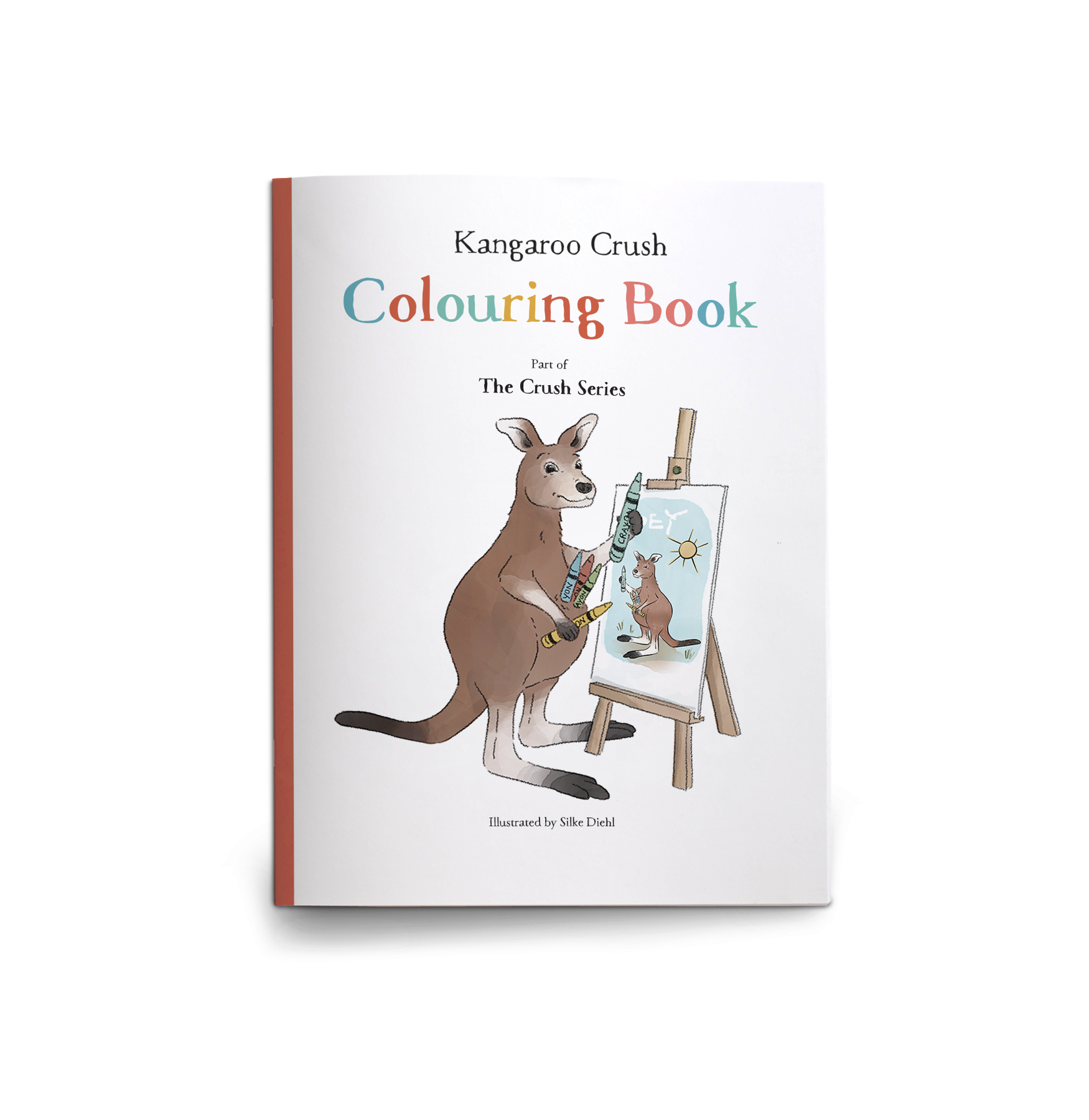 The Crush Series Colouring Book - Kangaroo Crush - Laadlee