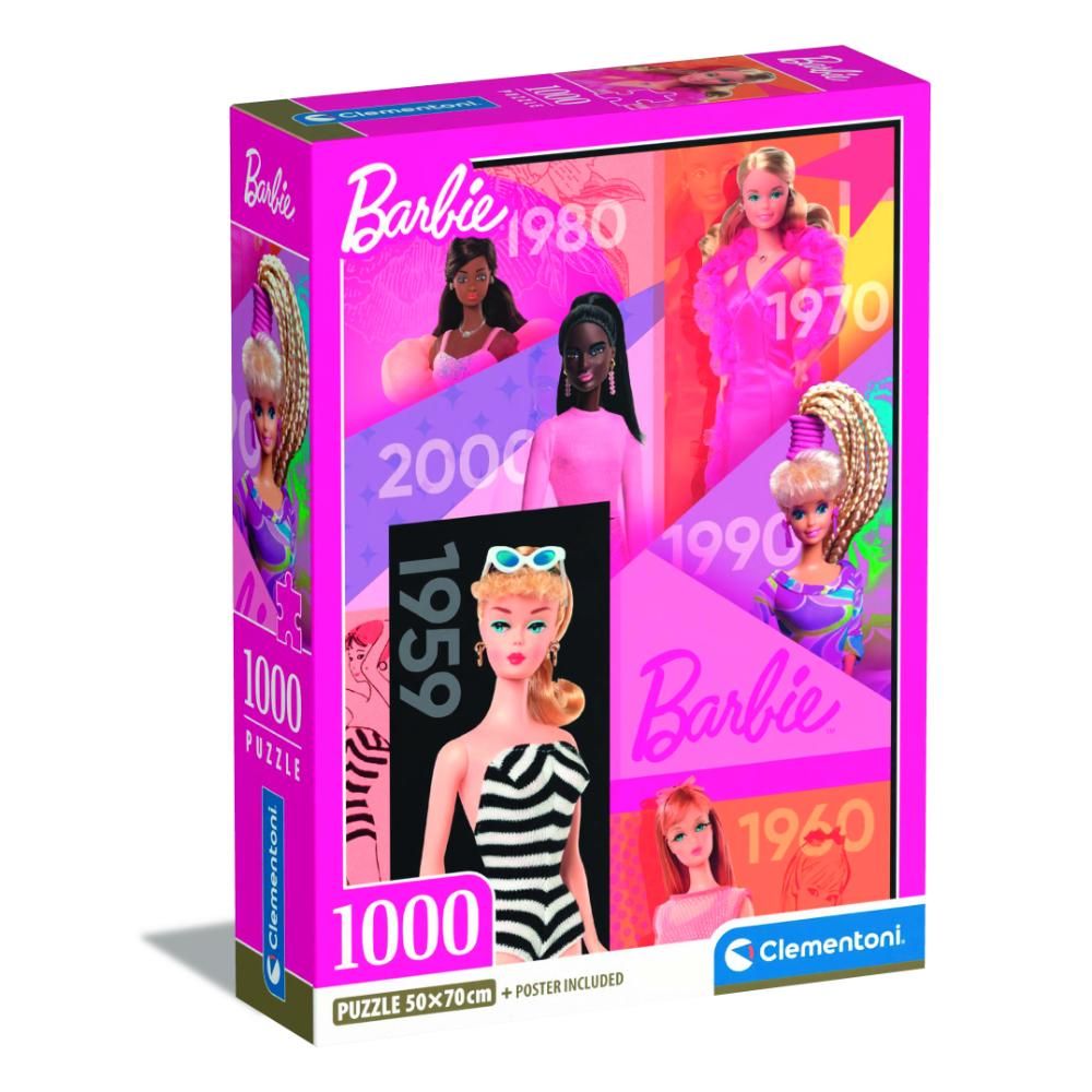 clementoni-puzzle-barbie-65yrs-poster-1000pcs-1