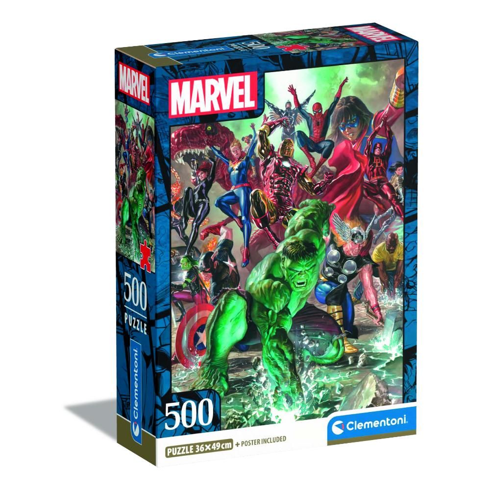 clementoni-puzzle-high-quality-collection-marvel-and-poster-500pcs-1