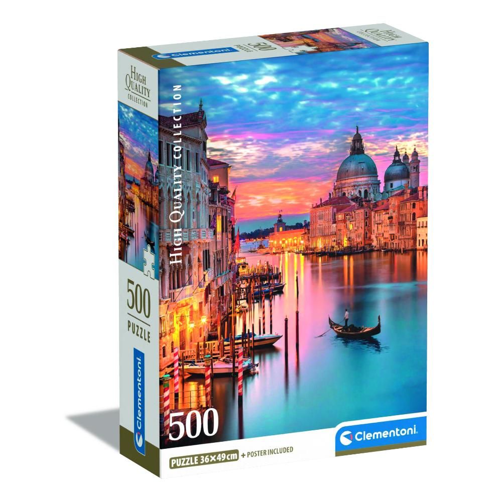 clementoni-puzzle-high-quality-collection-venice-and-poster-500pcs-1