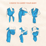 Polka Tots Ring Sling Baby Carrier - Cream Watermelon - Laadlee