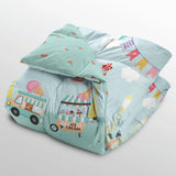Polka Tots Kids Reversible Comforter Blanket - Ice Cream - Laadlee