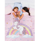 Polka Tots Kids Reversible Comforter Blanket - Unicorn - Laadlee