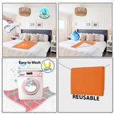 Polka Tots Bed Protector - Peach - Small - 50cm x 70cm - Laadlee