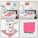 Polka Tots Bed Protector - Pink - Large - 100cm x 140cm - Laadlee