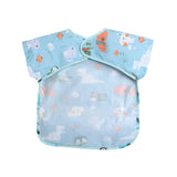 Polka Tots Half Sleeves Bib with Pocket - Animal - Laadlee