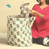Polka Tots Laundry Bag - Baby Elephant - Laadlee