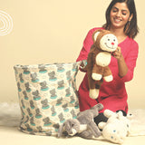 Polka Tots Laundry Bag - Baby Elephant - Laadlee
