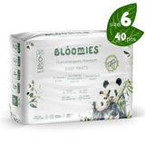 Bloomies Organic Bamboo Baby Pants for Size 6 (15+ kg) - 40pcs