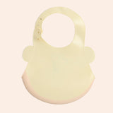 Polka Tots Waterproof Silicone Bibs with Pocket and Adjustable Snaps - Boat - Laadlee