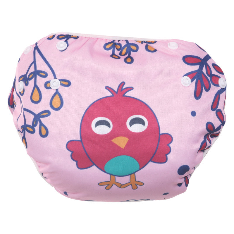 Polka Tots Reusable Swim Diaper - Bird - Laadlee