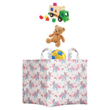 Polka Tots Toy Storage Canvas Box - Unicorn - Laadlee