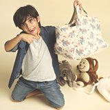 Polka Tots Toy Storage Canvas Box - Unicorn - Laadlee