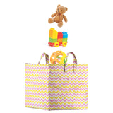 Polka Tots Toy Storage Canvas Box - Zic Zac - Laadlee