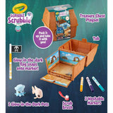 Crayola Scribble Scrubbie Glow Ocean Treasure Chest Playset - Laadlee