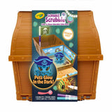 Crayola Scribble Scrubbie Glow Ocean Treasure Chest Playset - Laadlee
