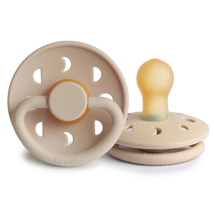 Frigg Moon Phase Latex Baby Pacifier 0-6M, 1Pack, Croissant - Size 1 - Laadlee