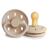 Frigg Moon Phase Latex Baby Pacifier 6M-18M, 1Pack, Croissant - Size 2 - Laadlee