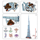 Cubic Fun 3D Puzzle Burj Khalifa - 92pcs