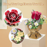 Cubic Fun 3D Puzzle Rose Flower Bouquet - 120pcs