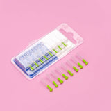 Curaprox CPS 011 Prime Interdental Brushes Refill (1.1 Mm), 8 Pcs., Lime Green