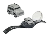 D-Power 1:64 Scale Watch 2.4GHz Mini Remote Control Car - Silver